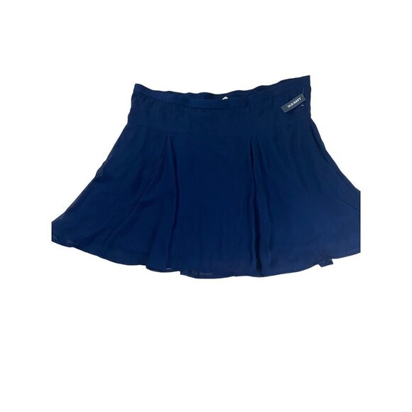 Old Navy Dresses & Skirts - NWT Old Navy Women's Blue Chiffon Pull On Midi Skirt - XL